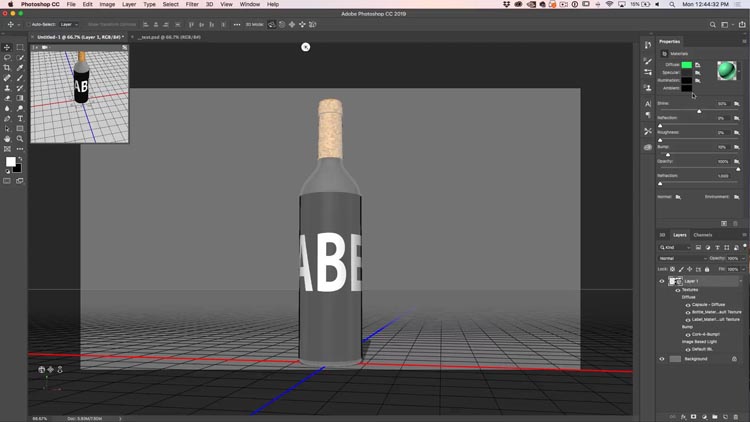 A Guide to Adobe Photoshop CC 2019's 3D Features and Techniques