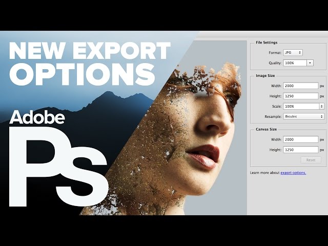 Photoshop CC 2015 Export As Pdf Or Svx Files
