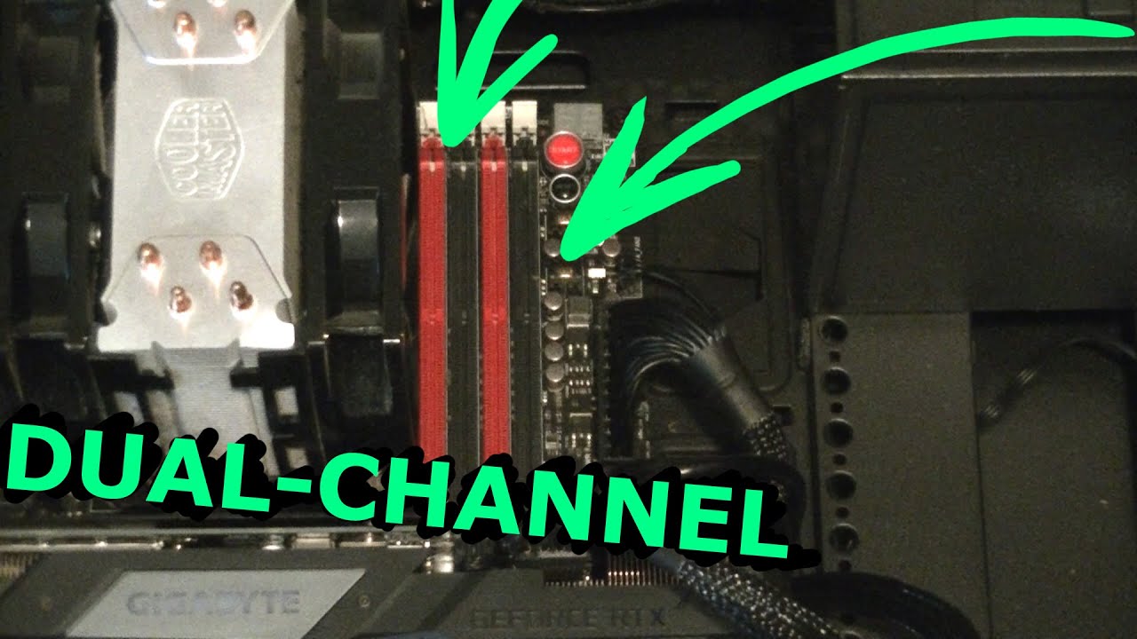 How to set up dualchannel RAM
